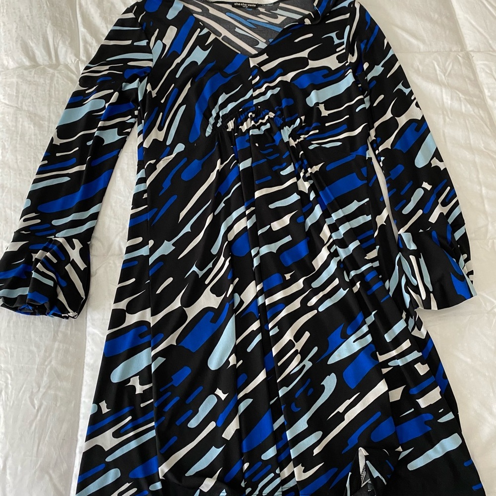 cha cha vente patterned dress
